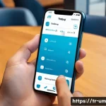 Home 18 모바일 전환율 최적화 전략 - A modern Turkish mobile user interface design concept showcasing a clean and simple touchscreen smar...