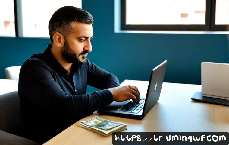 Home 17 이탈률 감소를 위한 전환율 최적화 방법 - Photorealistic Turkish small business owner in a bright modern Istanbul office, seated at a clean de...